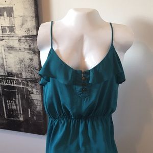 Papaya Teal Tank Top